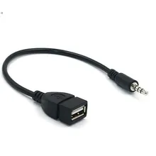 20 см Автомобильный mp3 адаптер кабель USB мама до 3,5 мм U диск подключение 12 В Автомобильный CD машина aux автомобильный аудио кабель