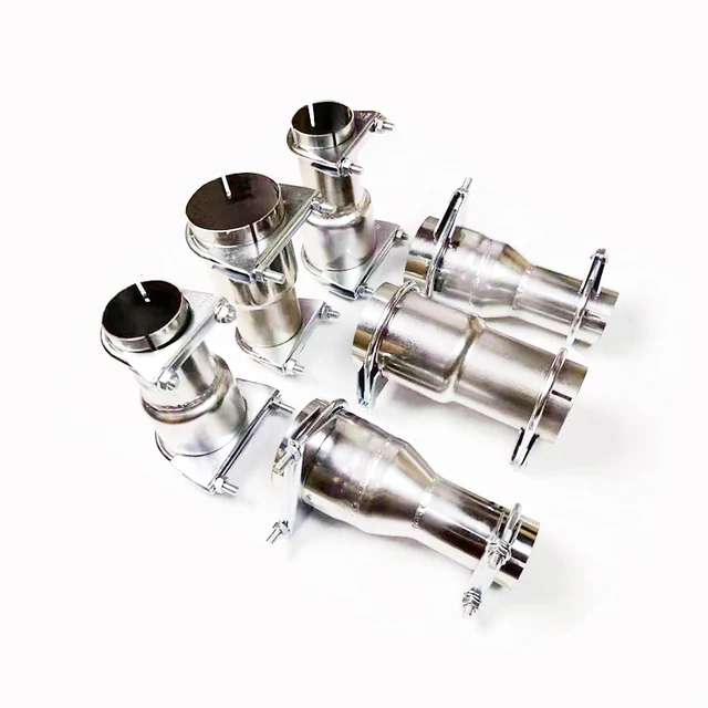 Silenziatore Scarico Auto Universale - Acciaio Inox SUS 304, Per Tubi 19-51mm, Gomito 45 Gradi - Foto 7