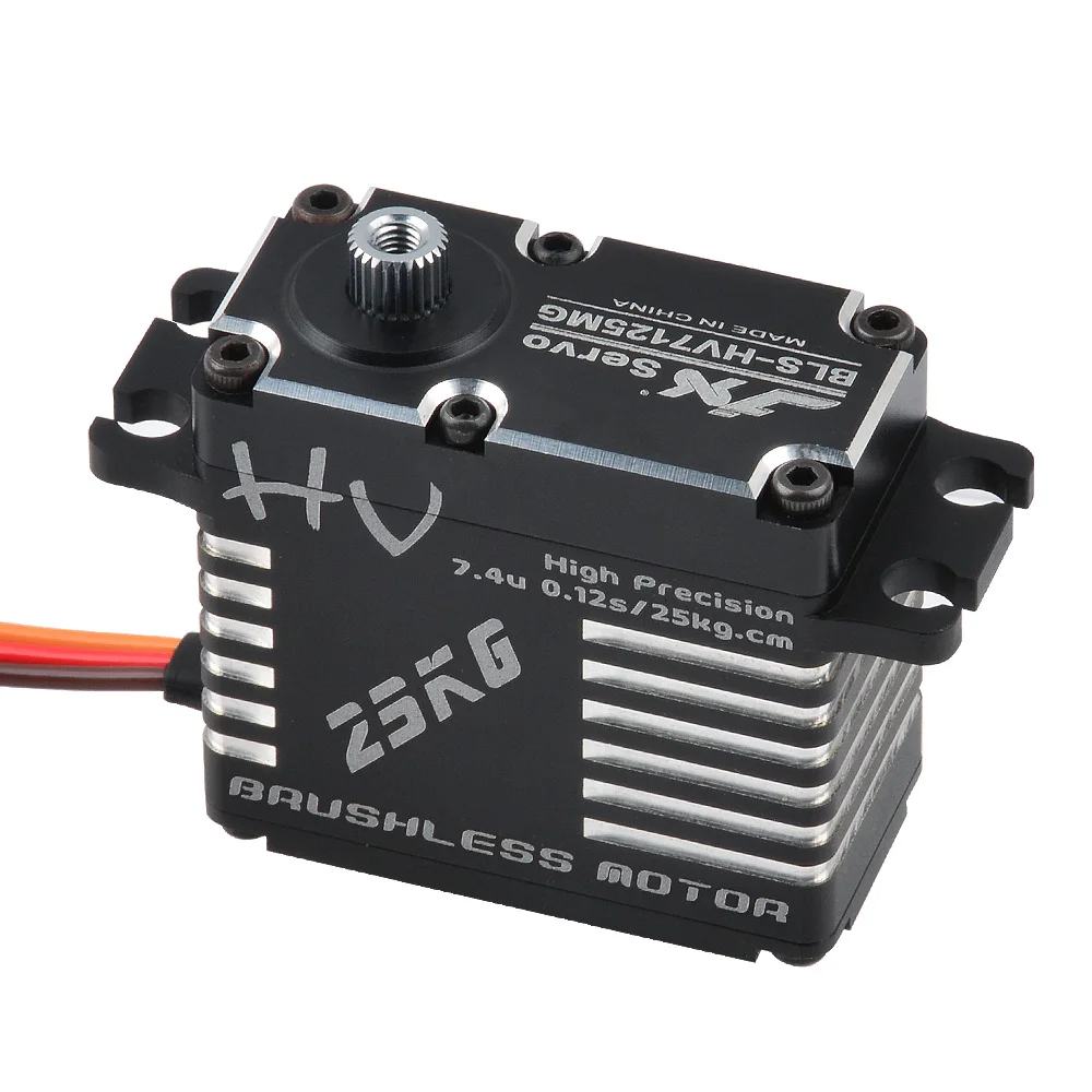 

Сервопривод Jx Bls-Hv7125Mg, 25 кг, 180 градусов, Hv, полностью стальная зубчатая передача, цифровой Бесколлекторный двигатель для радиоуправляемого робота, автомобиля, лодки, аксессуары