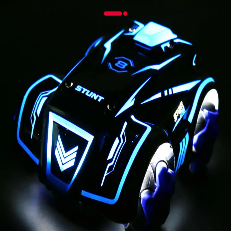 

YOHM New RC Drift Remote Control Car Children's Cool Night Light Stunt Car Toys