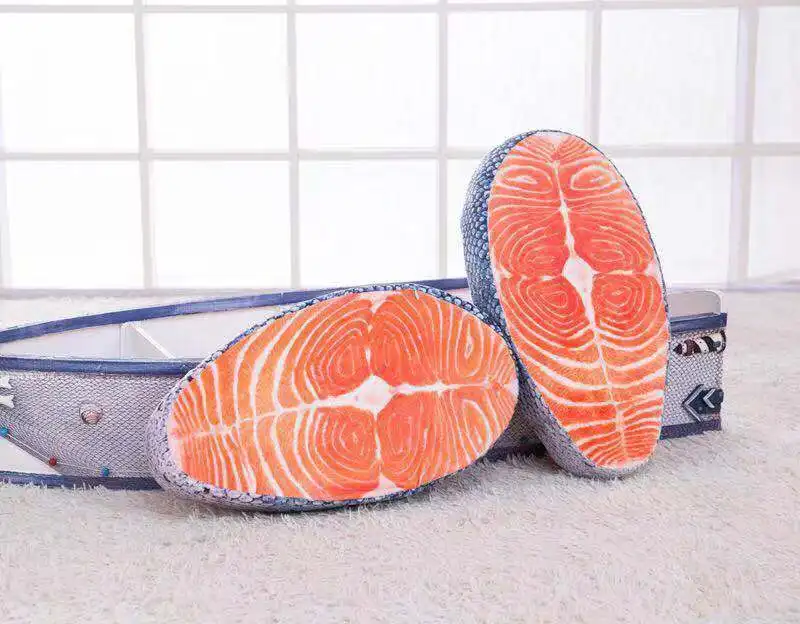 Модель лосось плюшевая игрушка для дивана подушка задняя подушка моющиеся подушки сиденья вздремнуть подушка