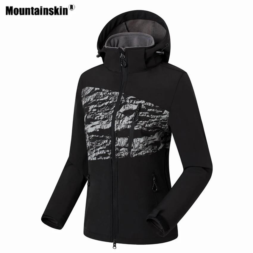 Женская флисовая куртка для пешего туризма из горной кожи, флисовая Спортивная ветровка для походов, походов, скалолазания, лыжного спорта, Женское пальто VB105