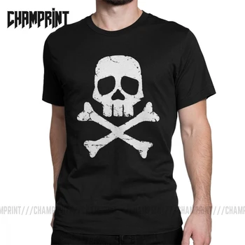 

Men Captain Harlock's Jolly Roger Space Pirate Skull T Shirts Manga Anime Cotton Tops Short Sleeve Tee Shirt Unique T-Shirts