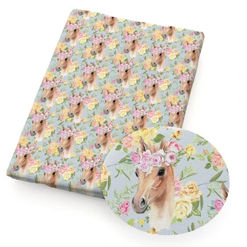 

50*150cm 4 Ways Stretch Double Brushed Poly Knit fabic Patchwork Printed for Tissue Kids Home Textile for Sewing Doll,c12071