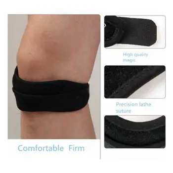 

1 Adjustable Sports Leg Knee Support Braces Protector Leg Compression Safety Pad Cover Knee Pads Sports Protection Equipment