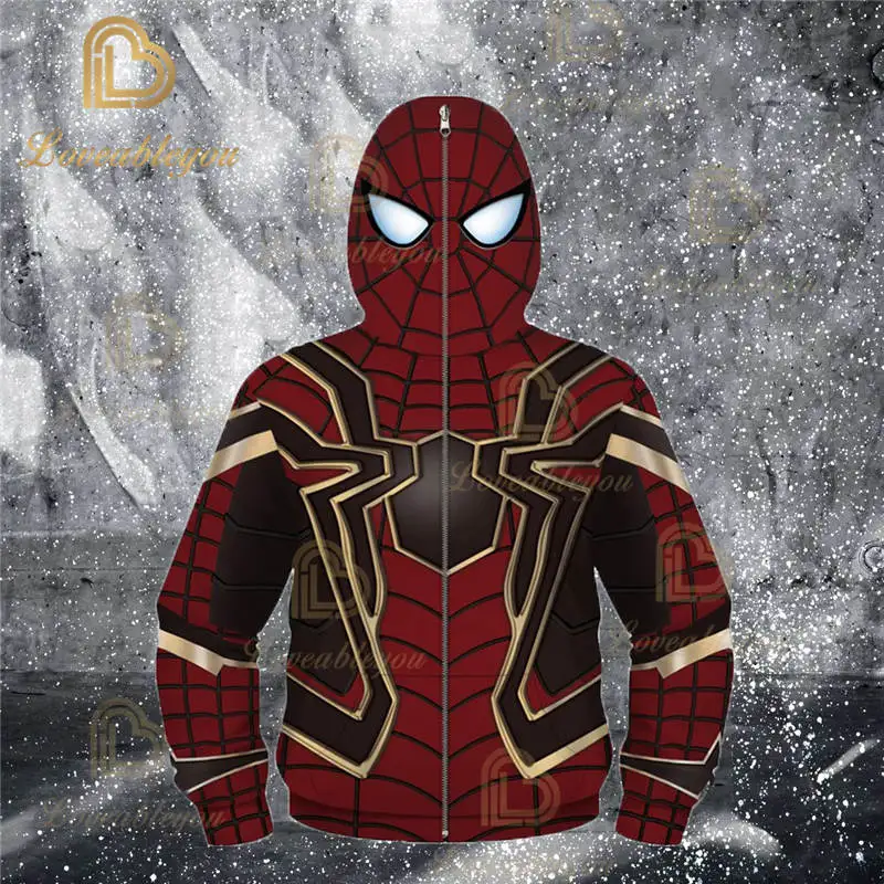 

Boys Girls Kids Hoodies Sweatshirts The Avengers Endgame 4 Quantum Realm Spiderman Superhero Captain America Iron Man Sweatshirt