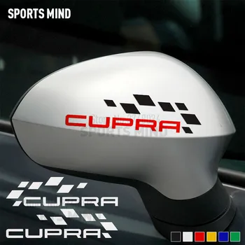 

10 Pairs SPORTS MIND Vinyl Car Sticker Decal For Seat Leon Cupra TCR St Ibiza Ateca Fr Accessories Rear view Mirror Car Styling