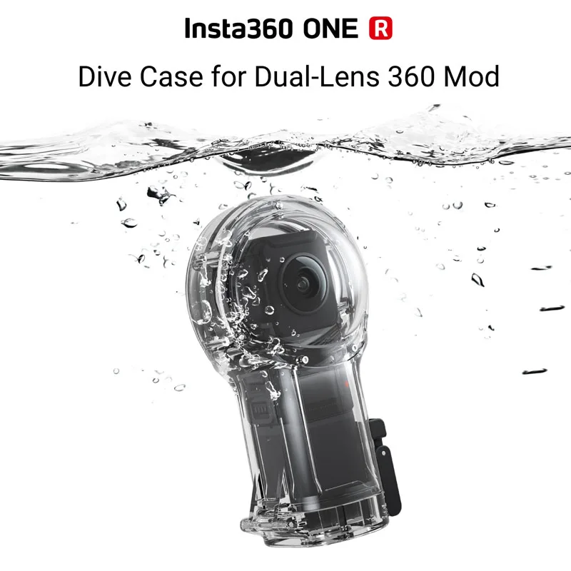 Чехол insta360 one r для подводной съемки защитная крышка объектива невидимая селфи