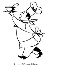 Шеф-повара поколения резные съемные классные наклейки на стену гостиная кухня настенные настраиваемые оптом