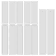 12 Pçs/set Retângulo Molde de Silicone Bookmark Marcador DIY Mould Fazendo Jóias de Resina Epóxi