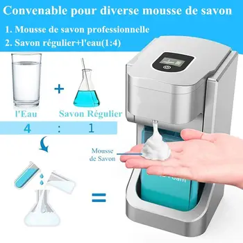 

Automatic Foam Soap Dispenser with Touchless Automatic Foaming for Bathroom/Home/School/Office