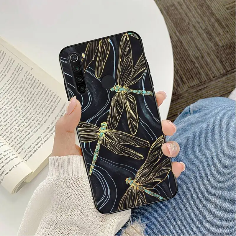 YNDFCNB Dragonfly Soft Phone Case Capa For Redmi note 8Pro 8T 6Pro 6A 9 Redmi 8 7 7A note 5 5A note 7 case