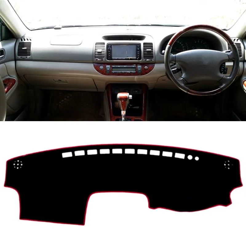 

Car Dashboard Cover Mat Pad Dashmat Dash Sun Shade Instrument Carpet Accessories For Toyota Camry XV30 2002 2003 2004 2005 2006