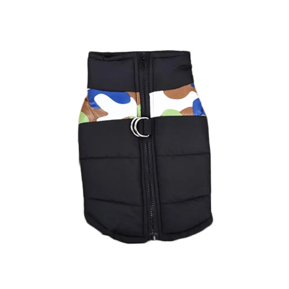 Большой хлопковая, для домашней собаки стеганая Undervest, одежда для собак, для домашних животных