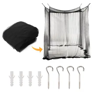

White Mosquito Net Night Sleeping Portable Outdoor Tent Hiking Square Lightweight Summer Camping Net Foldable Mesh Bed Curtain