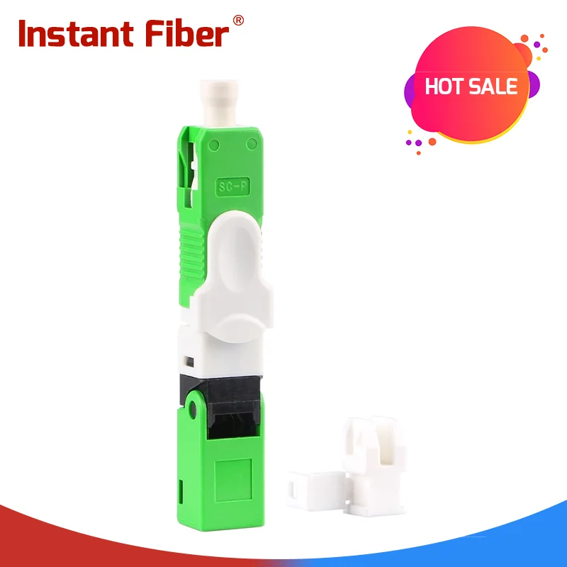 Cena ESC250D 100 sztuk szybkie złącze SC APC montaż pola szybkie złącze SC APC szybkie złącze światłowodowe