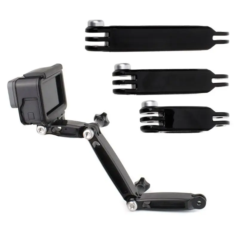 3 в 1 ручка удлинитель с крепежом комплект аксессуаров для GoPro Hero 5/4/3+/3/2/1 для спортивной экшн-камеры XIAOMI YI 4K для спортивной экшн-камеры SJCAM Камера