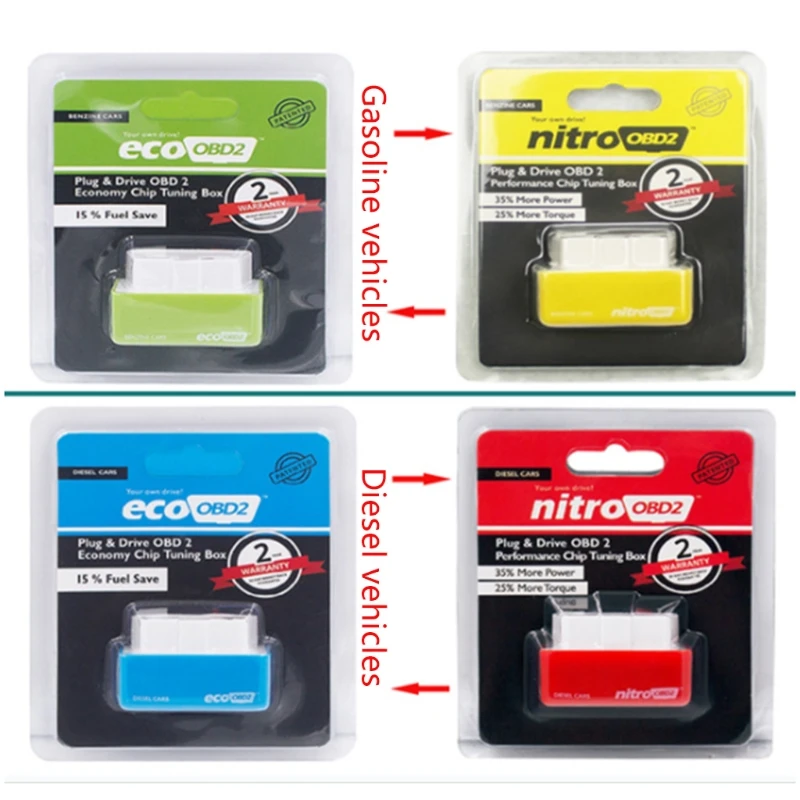 Eco OBD2 ECU Chip Tuning Box for Vehicles Automobile Fuel Lifting Power Universal Car Economizer Accessories | Автомобили и