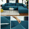 Saoltexi Plush Fabirc Elastic Sofa Cover Solid L Shape Sofa Covers Velvet for Living Room Stretch Slipcover Couch Cover XX01#