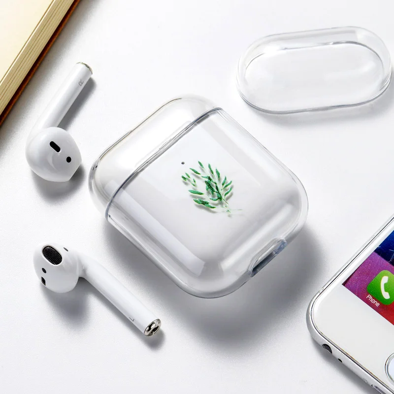 084 Чехол для наушников для Airpods, чехол, милый роскошный мультяшный Жесткий Чехол, Прозрачный чехол для AirPod 1 2, защитный чехол - Цвет: 084
