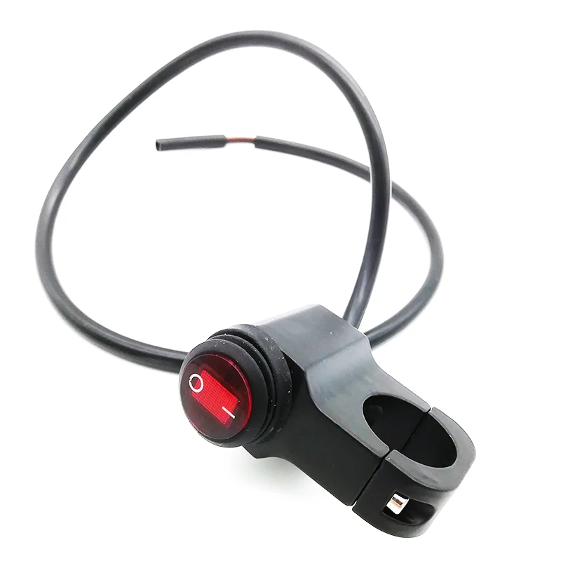

Motorcycle ATV Waterproof Handlebar Headlight Fog Spot light On/Off Switch 12V