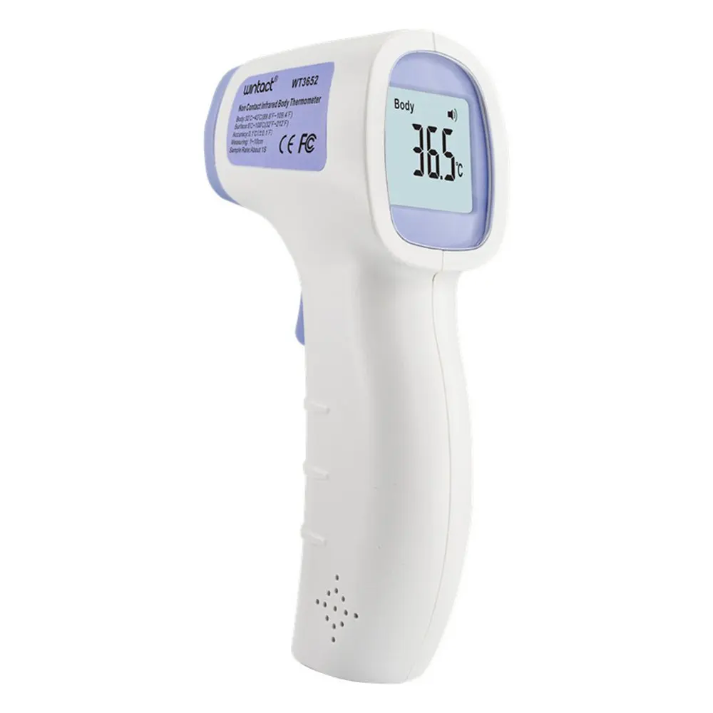 

1PC Forehead Thermometer For Infants Babies Children Adults Indoor And Outdoor Use Warning Display Lcd Display