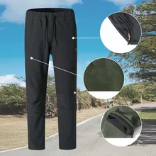 Мужские водонепроницаемые ветрозащитные плотные длинные брюки для альпинизма