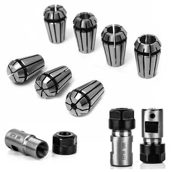 

Ca 2018 ER11 1-7mm Spring Collets W/ ER11A 5mm Motor Shaft Holder Extension Rod