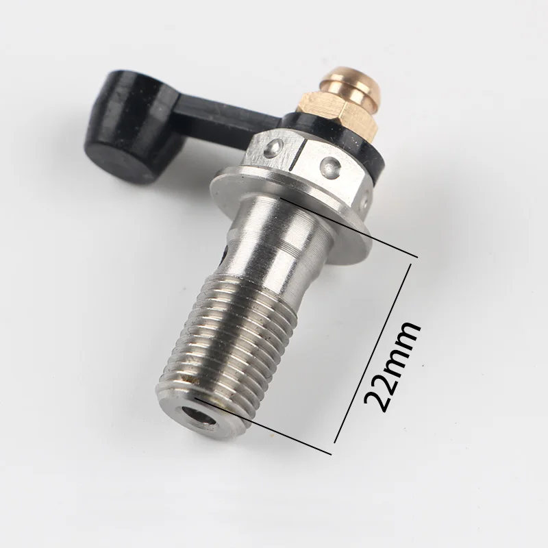 Motorcycle Brake Caliper Banjo Bolt Bleed Screw Nipple M10X1.0MM/1.25MM 304 Stainless Steel for Honda Yamaha Kawasaki Suzuki,disc brake caliper
