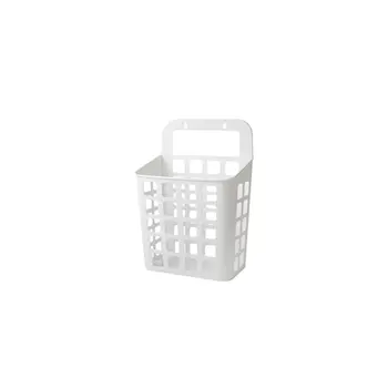 

Small Wall-Mounted Laundry Basket Stand Laundry Basket Storage Box Hollow Storage Organizer Basket