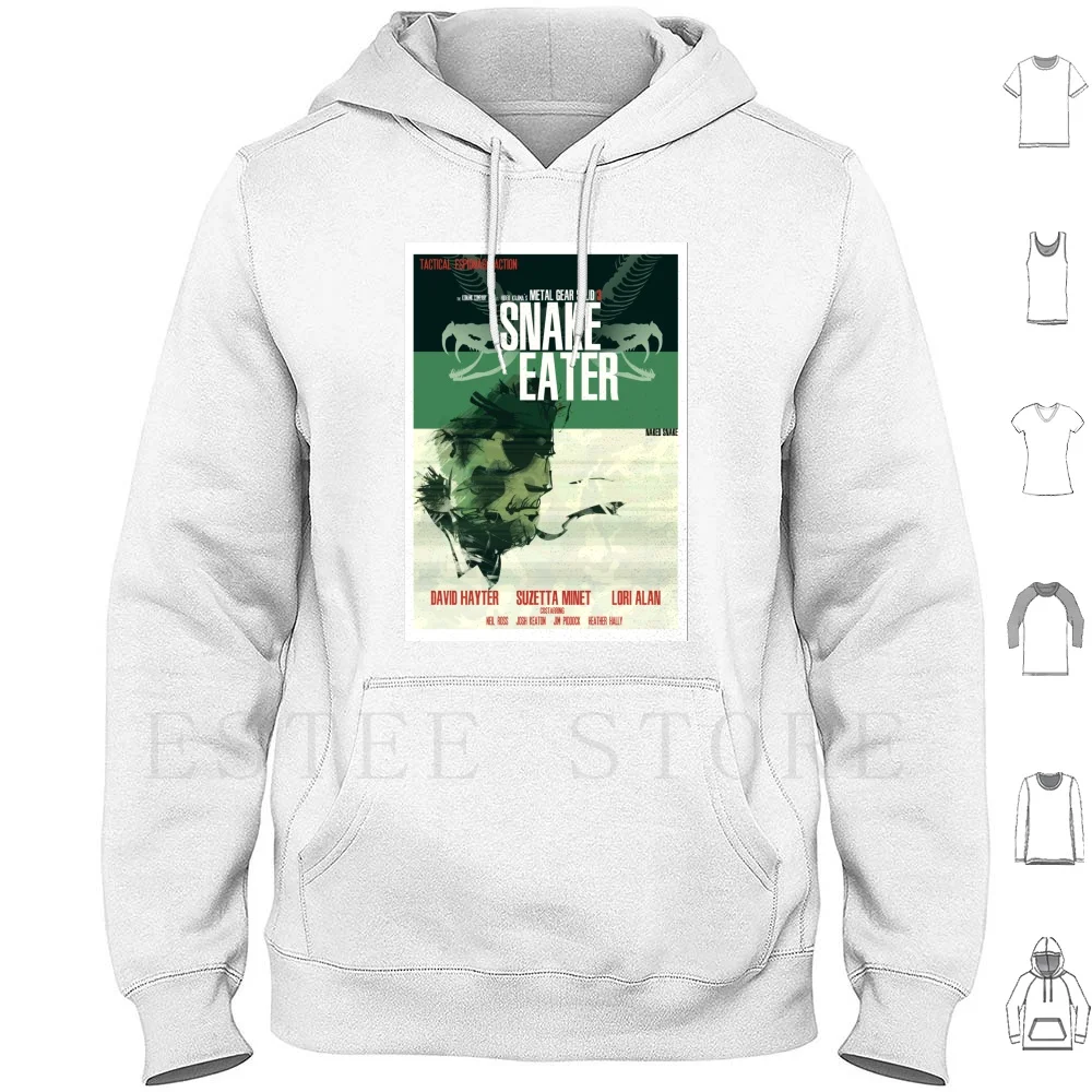 Jungle-Metal Gear Solid 3 : Snake Eater Felpe Con Cappuccio Metal Gear Metal Gear Solid Snake Sneak Stealth Movie Straypixel