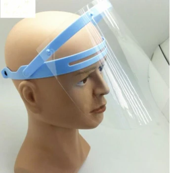 

Medical 10pcs Clear Full Face Shield Mask Anti Spitting Dust Mask Work Safety Protection