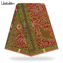 Высокое качество африканская Анкара печатная восковая ткань голландский воск настоящий голландский воск нигерийский батик воск 6 ярдов/шт хлопок F910-17