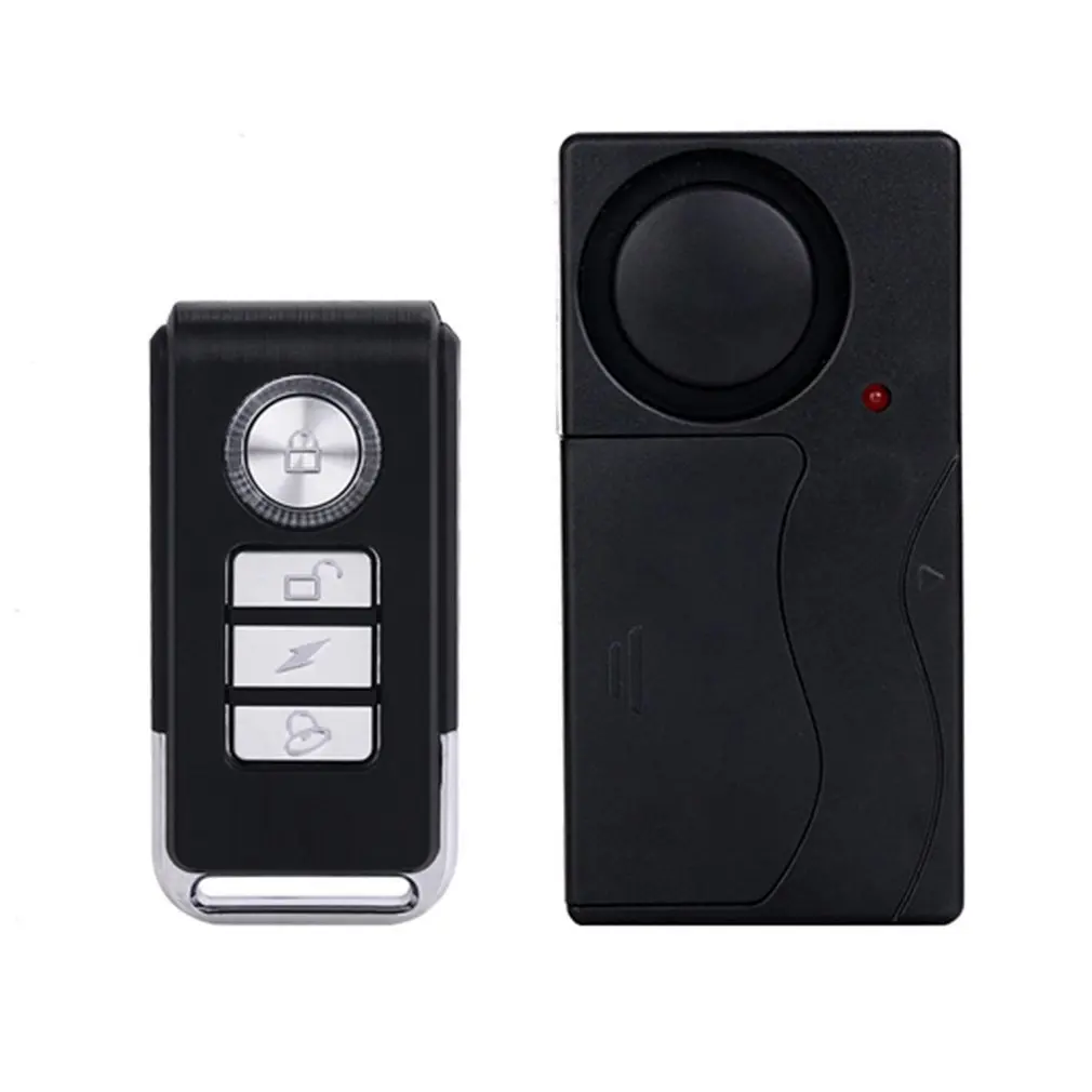 

LESHP 433MHZ Wireless Remote Control Vibration Alarm Sensor Door Window Home House Security Sensor Detector 105dB Easy Use