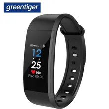 Greentiger I9 умный Браслет IP68 Водонепроницаемый фитнес-трекер активности кровяное давление монитор сердечного ритма спортивный умный Браслет