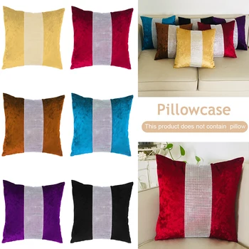 

Universal Velvet Elastic Stretch Cushion Cover Home Throw Pillow Case Slipcover Decorative