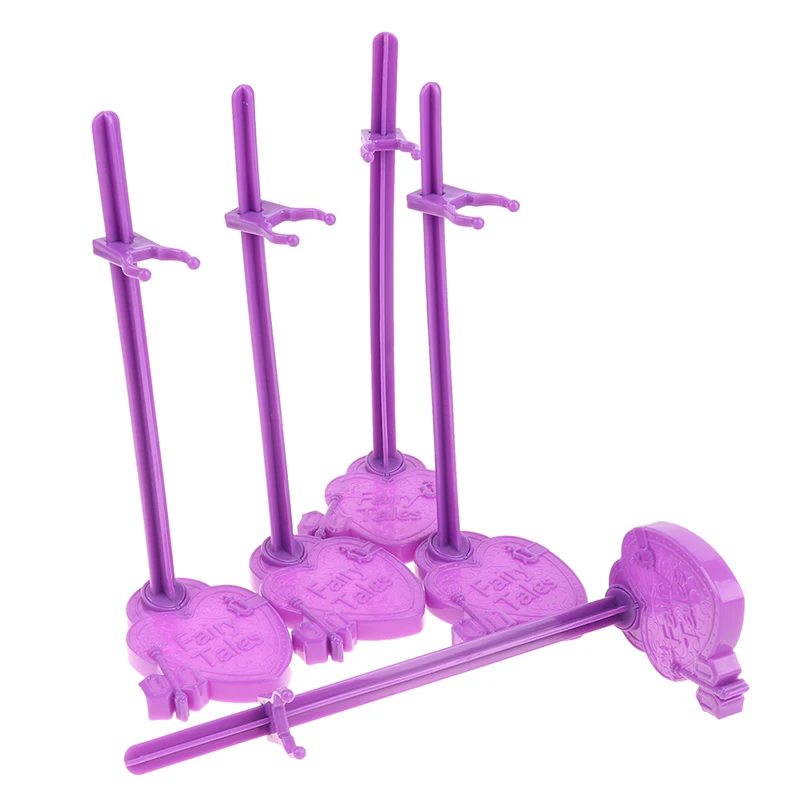 5Pcs Waist Doll Stand Display Holder Model Purple Support Toy Model Accesso.vi 