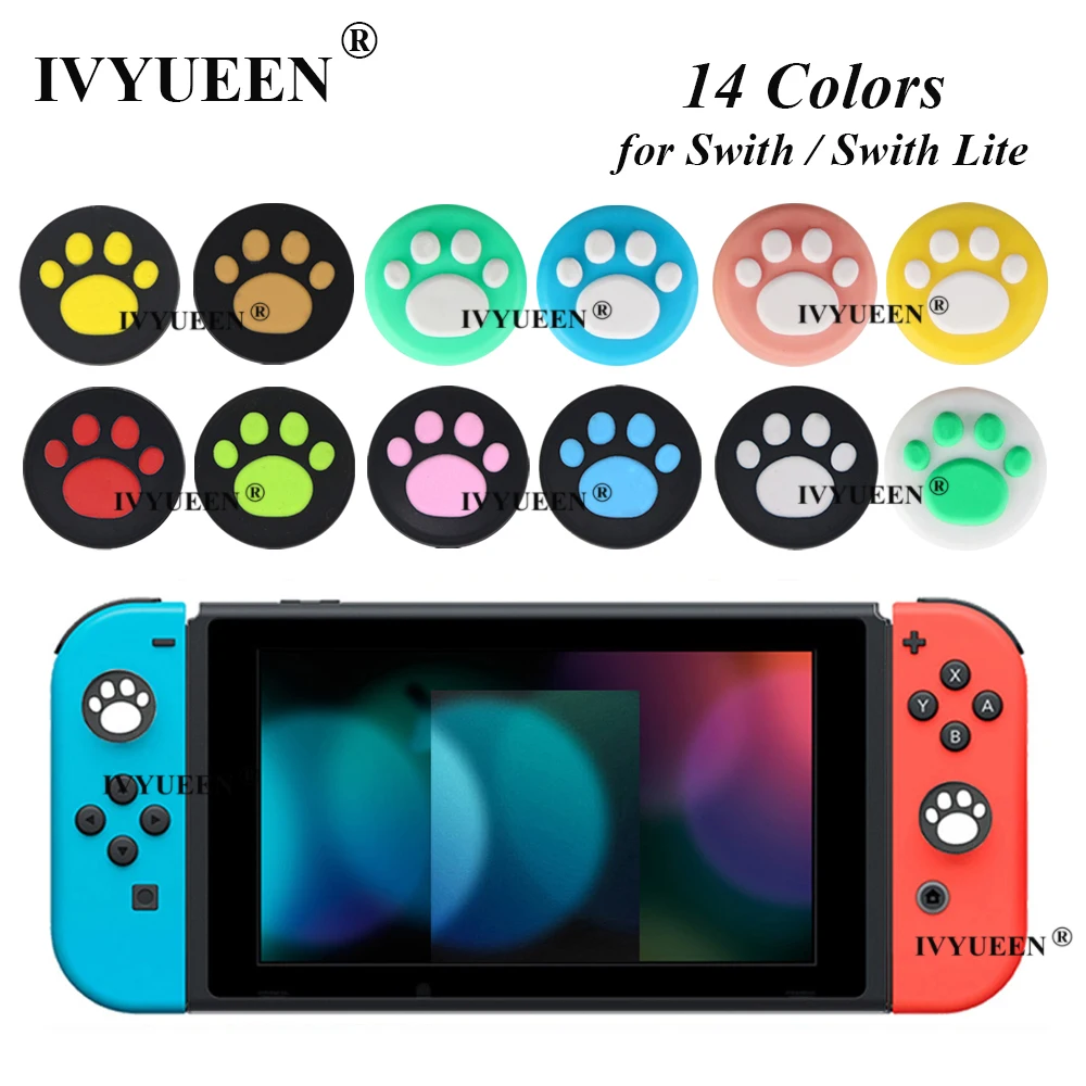 IVYUEEN 4 шт. аналоговые захваты для больших пальцев чехол Nintendo Switch NS Lite Joy-Con Joy Con