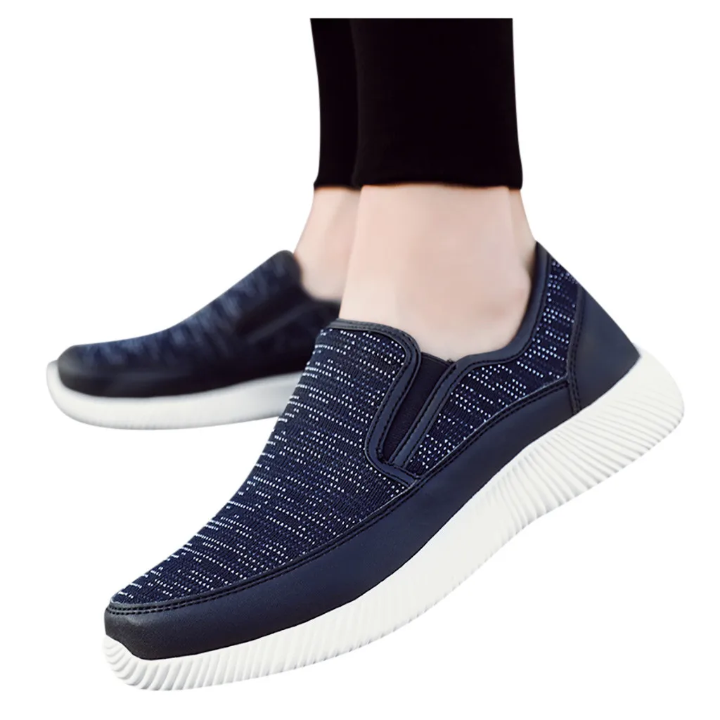 KANCOLLE Fashion Men Outdoor One-Legged Lazy Breathable Shoes Comfortable Soft Sneakers Athletic Tourist Shoes Leisure Shoes1217