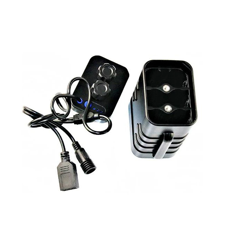 Scatola di immagazzinaggio della batteria impermeabile 6x18650 scatola di ricarica USB batteria da 12V scatola di custodia Powerbank fai-da-te per Smartphone a LED per bici - immagine 5