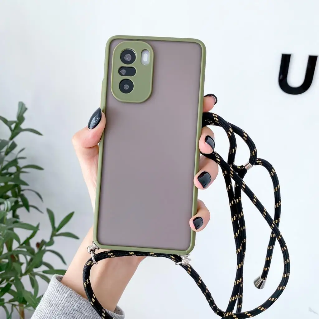 Hang Neck Strap Crossbody Lanyard Case For Xiaomi Redmi Note 10 8 9 Pro 7 10S 9T 9C Mi 11 11T Lite 10T POCO X3 NFC M3 F3 Cover