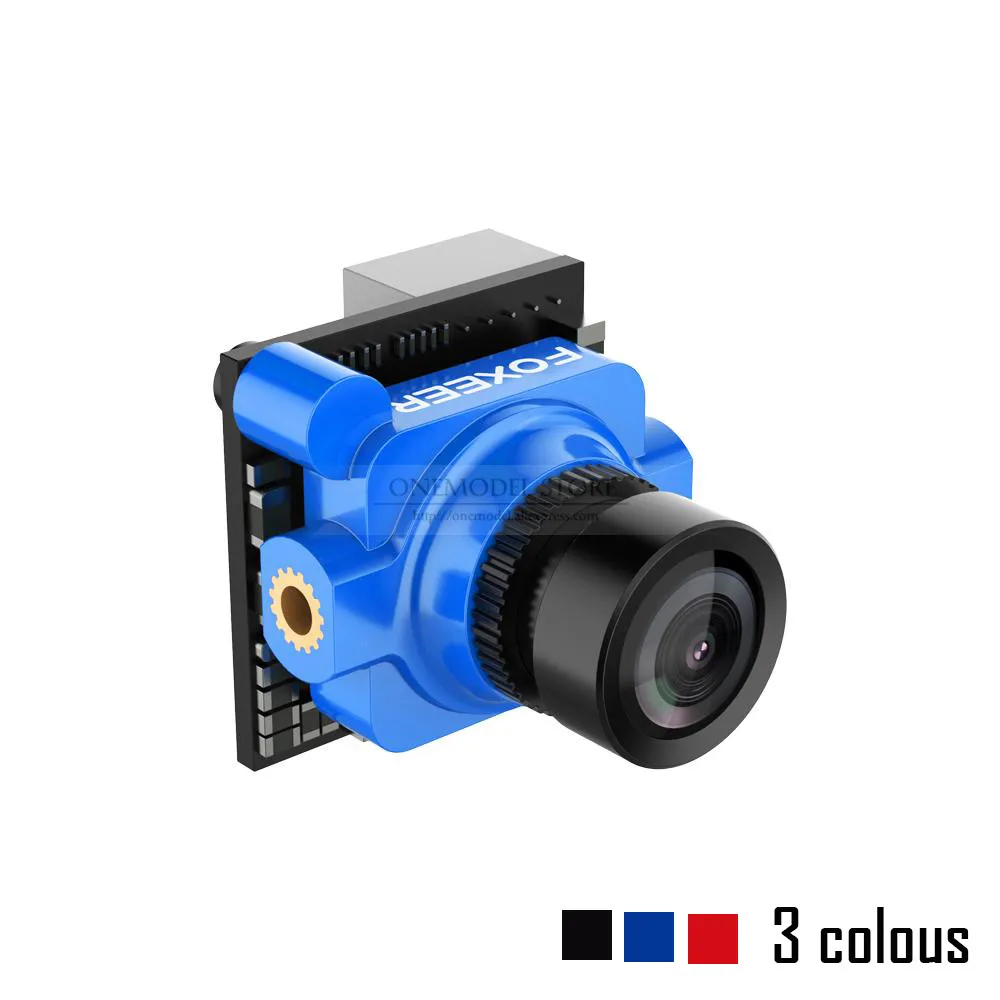 

Foxeer Arrow Micro Pro 600TVL FPV Camera Built-in OSD Plastic Case Black/Blue/Red PAL/NTSC Qualtiy 2.1mm lens