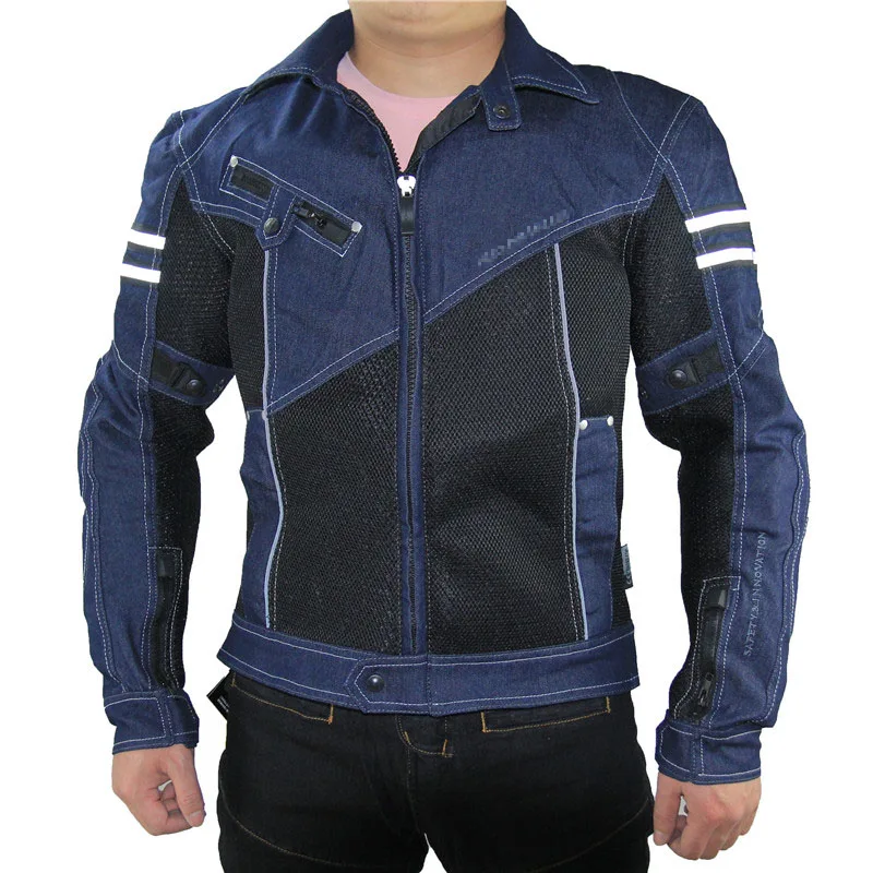 Off-road Jacket Denim Mesh Racing Suit 