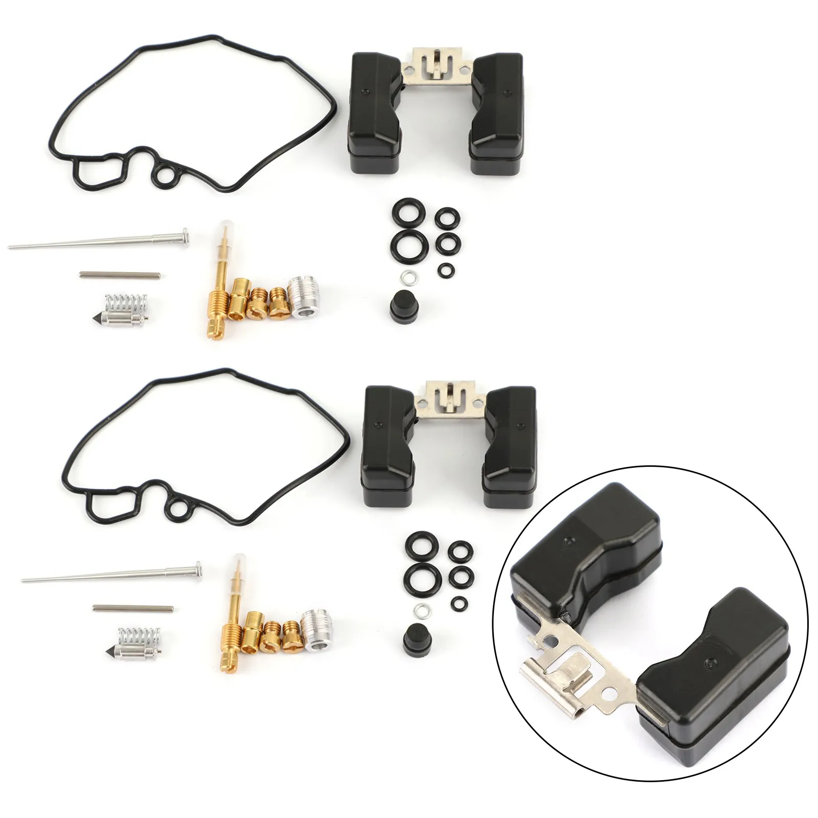 

Areyourshop for CX500C CUSTOM 1980-1982 GL500 1979-1980 Carburetor Repair Rebuild Kit Motorcycle Accessories Parts