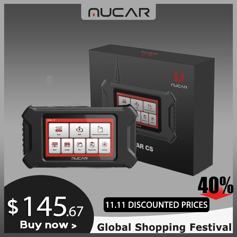 PROD 1005003451155034 MUCAR CS4 Obd2 Scanner for Car ABS/SRS/ECM/TCM
System Oil/EPB/SAS/TPMS Reset Diagnostic Lifetime Free Automotive Tools