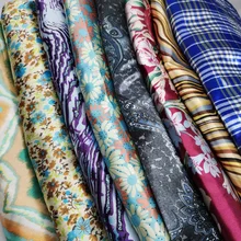 ON SALE Satin Fabric Craft Printed Ribbon Material Glossy Charmeuse Polyester Tilda Scarf Material