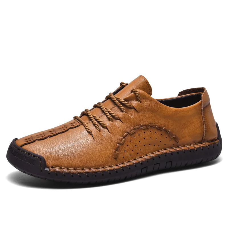 Мужская кожаная обувь Мужские деловые мокасины повседневная Zapatos Mocasin Hombre