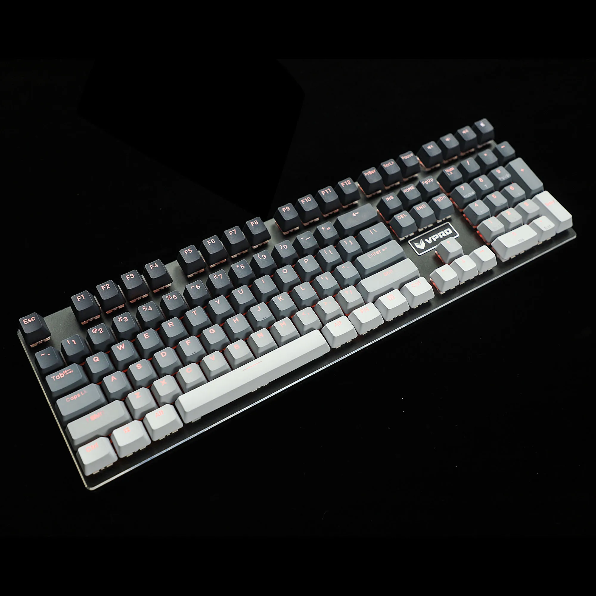 Duplo Tiro Polar Backlit Keycaps Gradiente Pbt Oem Perfil Keycap para Teclado Mecânico mx 124 Ymdk 104 87 84 68 - Imagem 2