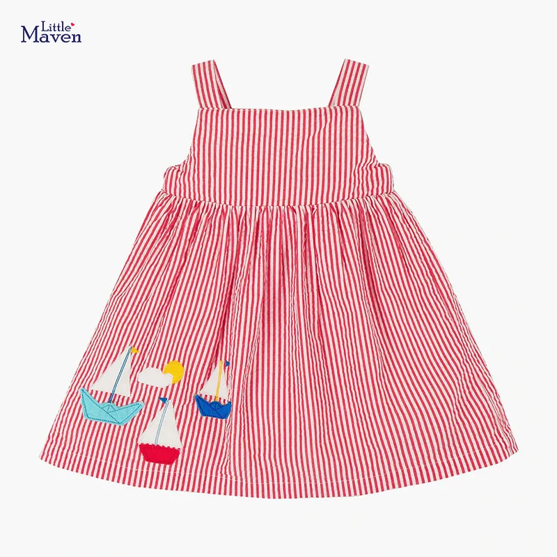 Little maven 2020 Платья Свадебные Принцесс Девушки Костюм для Детей Одежда Цветочные