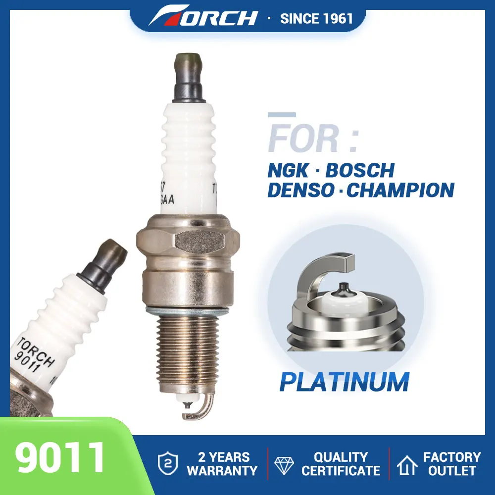 

Candle PGR5C-11/BPR5EIX-11/BPR6EIX-11 Spark Plug Replacement Torch Brand Platinum Bujia 9011 New Longer Life Time